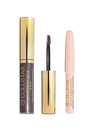 Набір для брів collistar perfect eyebrow kit 2 — asia brown