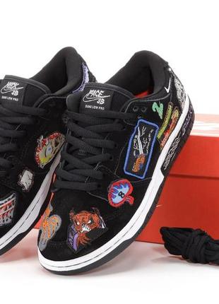 nike texas sb dunk low pro qs neckface4 фото