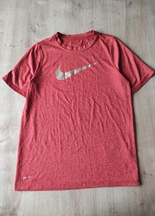 Фирменная женская спортивная футболка  nike dri-fit, оригинал. размер м.1 фото