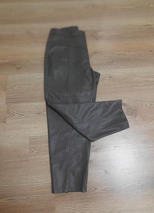 Актуальные кожаные брюки брюки брюки утепленные большой размер4 фото