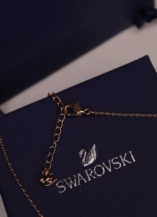 Ланцюжок swarovski, рожеве золото, подарунок4 фото