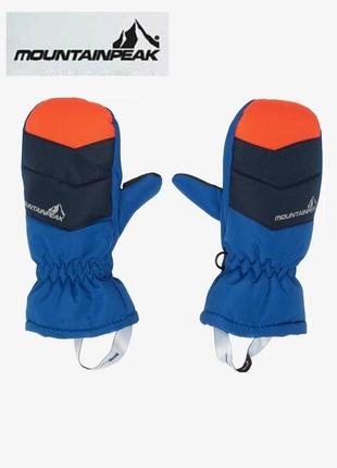 Нові дитячі рукавички лижні краги mountain peak 4-6роки1 фото