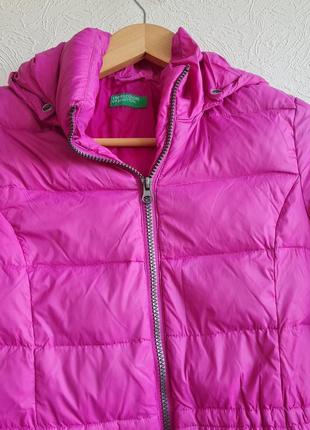Пуховое пальто benetton для девочки 11 лет