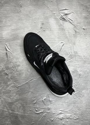 Зимние мужские ботинки nike black white (мех) 40-41-42-43-44-452 фото