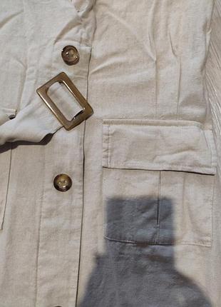 Платье сарафан лен сафари 2