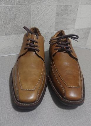 Брендовые мужские стильные туфли дерби van lier3 фото