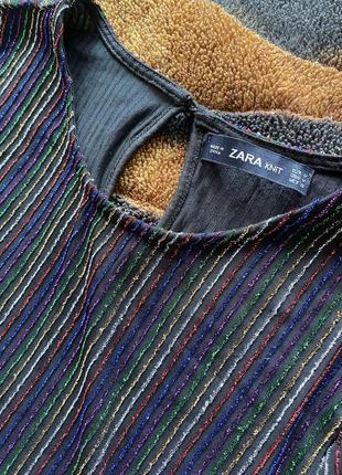 Черное платье платья платье платье люрекс нить zara