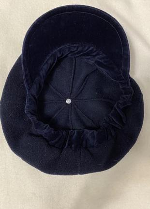 Стильна жіноча оксамитова кепка (італія) у відмінному стані.3 фото