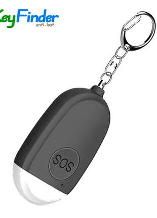 Брелок персональная сигнализация smart sos-safety key finder черный