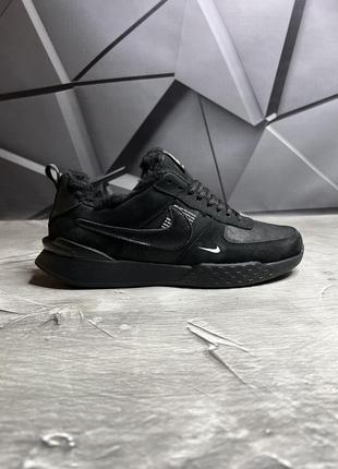 Зимние мужские ботинки nike black (мех) 41-457 фото