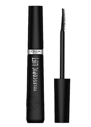 Туш для вій l'oreal paris telescopic lift mascara extra black