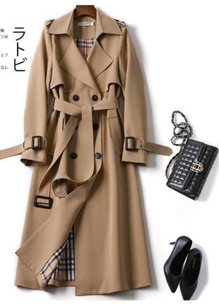 Тренч плащ в стиле burberry