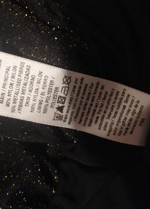 Плаття чорне вечірнє з люрексом блиск блискучі dorothy perkins5 фото