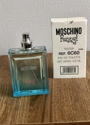 Moschino funny -100 ml. tester #розвантажую женская туалетная вода