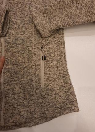 Теплая флисовая курточка кофта флиска, размер м4 фото