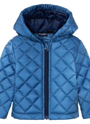 Куртка демісезонна водовідштовхувальна та вітрозахисна для хлопчика lupilu 395683 062 см (2-3 months) синій