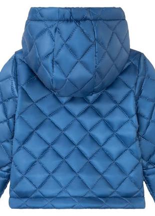 Куртка демисезонная водоотталкивающая и ветрозащитная для мальчика lupilu 395683 062 см (2-3 months) синий2 фото