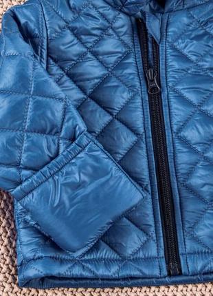 Куртка демисезонная водоотталкивающая и ветрозащитная для мальчика lupilu 395683 062 см (2-3 months) синий4 фото