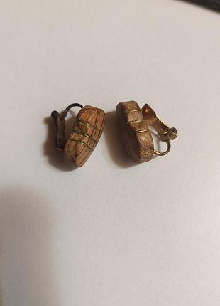 Кліпси дерев'яні антикваріат