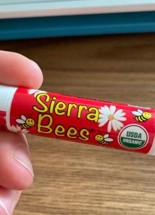 Sierra bees, набор органических бальзамов для губ, 4 штуки2 фото