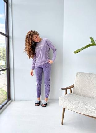 Велюровая пижама. велюровая кофта и штаны. пижама из велюра5 фото
