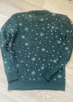 Теплий  новорічний светр м-л унісекс7 фото