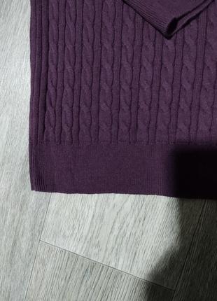 Мужской обтягивающий свитер / amazon essentials / кофта / свитшот / мужская одежда / бордовый свитер /4 фото