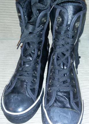 Классные высокие кеды бренда spirit active footwear, размер 38 (24,5 см)