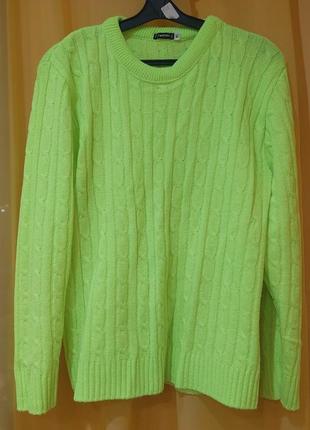 Продам свитер ярко лимонного цвета, размер м- l1 фото
