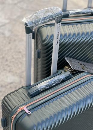 Качественный чемодан из абс пластика + поликарбонат, отводящий польского производителя wings,чемодан,бьют кейс,дорожняя сумка5 фото