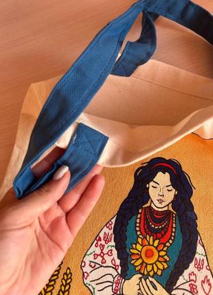 Оригинальный подарок!шоппер"неламная украиночка"!дизайнерский рисунок!