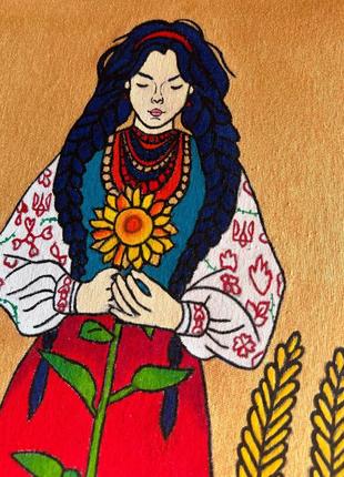 Оригинальный подарок!шоппер"неламная украиночка"!дизайнерский рисунок!