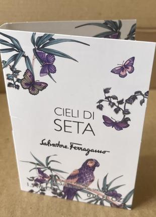 Salvatore ferragamo cieli di seta edp 1,5ml1 фото