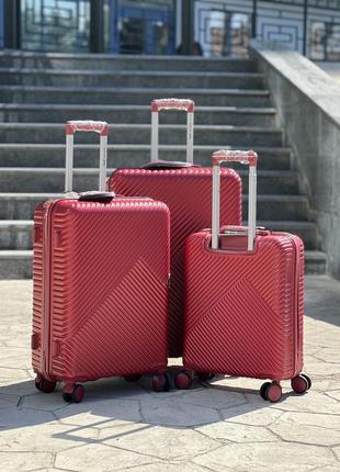 Якісна валіза з абс пластику +полікарбонат ,від польского виробника wings ,чемодан ,бьюті кейс ,дорожня сумка4 фото
