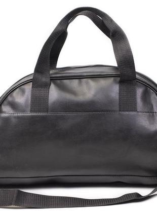 Мужская спортивная сумка puma  из экокожи черная для фитнеса и тренировки3 фото