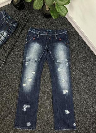 Pepe jeans distressed pants чоловічі штани низька посадка