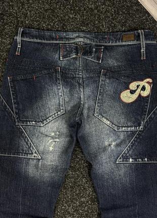 Pepe jeans distressed pants чоловічі штани низька посадка4 фото