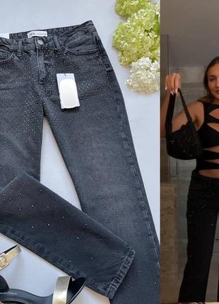 Джинси mom fit zara