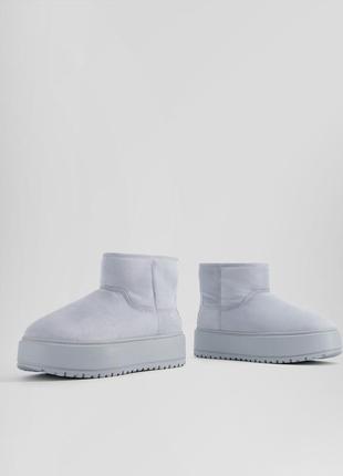 Угги на платформе bershka 1242/260/0093 фото