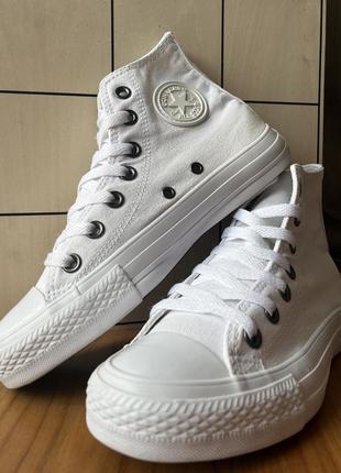 Кеды белые converse оригинал (унисекс)