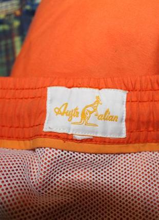Шорти шортики australian gold coast розмір m l 50 52 помаранчеві на резинці шнурівці парашюти літні9 фото