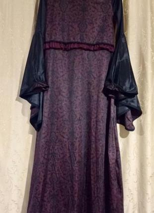Платье ведьмы,вампира платье в готическом стиле3 фото