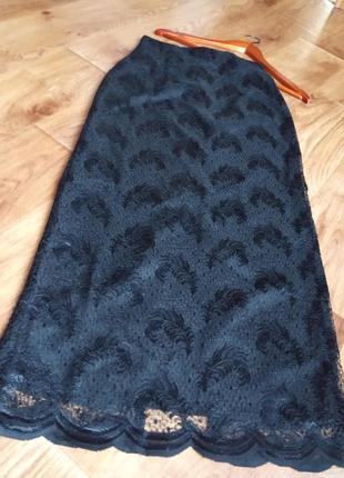 Спідниця гіпюрова довга