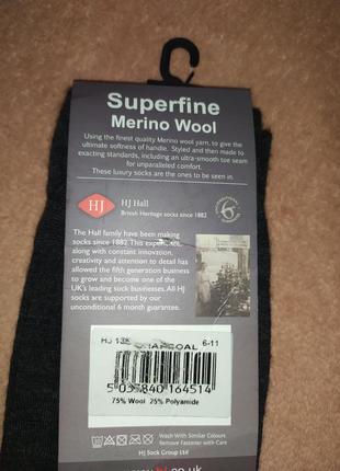 Носки hj hall merino wool из шерсти мериноса,р. 39-46.4 фото