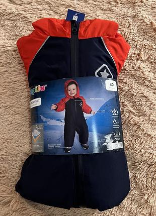 Зимний комбинезон перхотила красно-синий3 фото