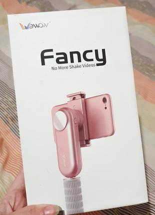 Електронний 1-о осьовий стабілізатор для смартфону, wewow fancy silver