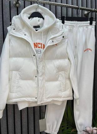 Костюм теплий у стилі balenciaga
