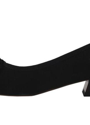 Туфли на низком ходу женские gelsomino эко замш, цвет черный, 374 фото