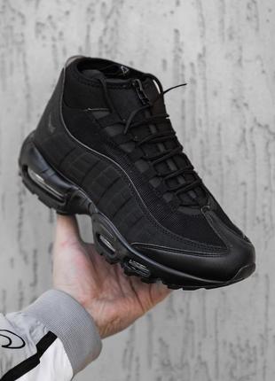 Зимові чоловічі кросівки nike air max 95 sneakerboot3 фото