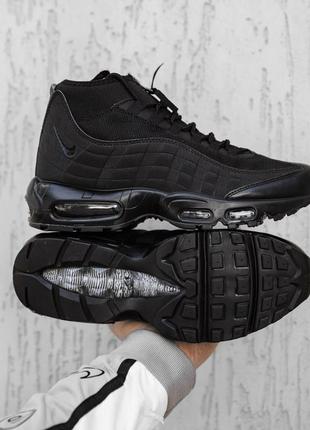 Зимові чоловічі кросівки nike air max 95 sneakerboot4 фото